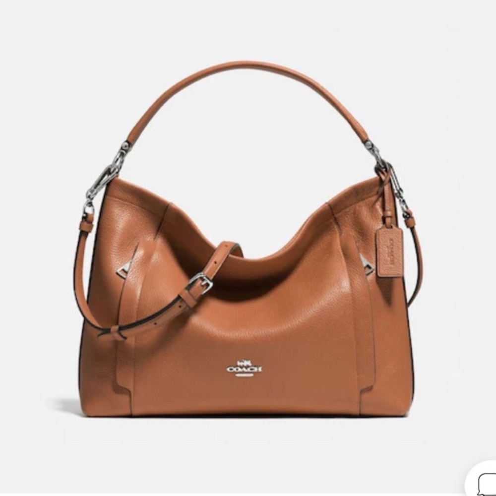 Coach Tan Leather Shoulder Bag